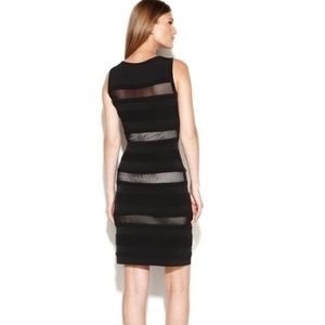 Calvin Klein Illusion Banded Sheath Dress- 14